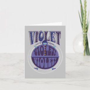 Vous devenez violette, Violette !
