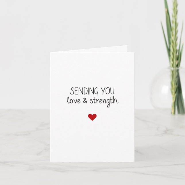 Vous Envoyer Carte D'Amour Et De Force (Devant)