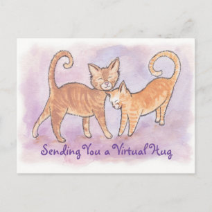 Vous envoyer une carte postale Hug Kitty virtuelle