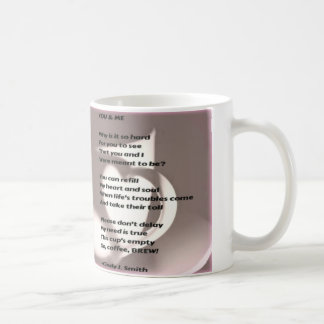 Vous et moi tasse de café