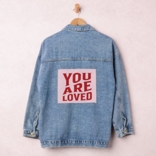 Vous êtes adoré Denim Veste pour la Saint Valentin
