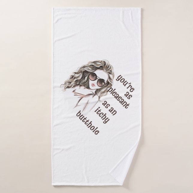 Vous êtes agréable (Serviette de bain)