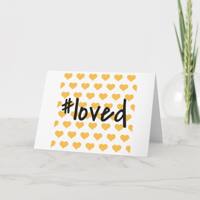 Vous êtes aimés ! Carte (Devant)