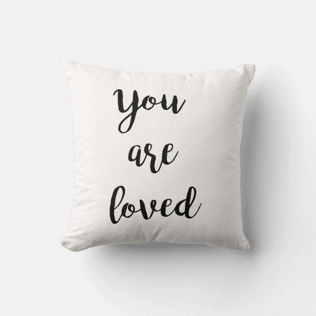 Vous êtes aimés - coussin (Recto)