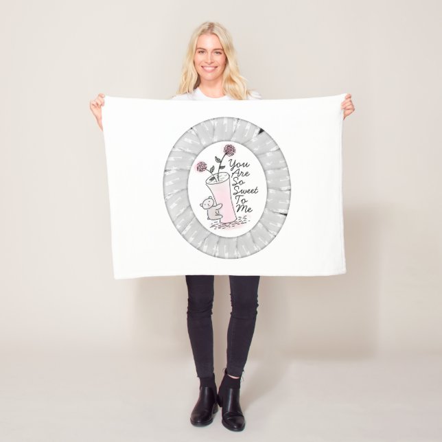 Vous êtes ainsi bonbon à moi couverture d'ouatine (En situation)