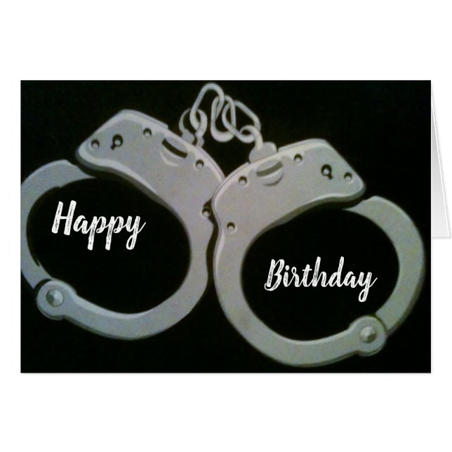 ****VOUS ÊTES ARRÊTÉ*** ADULTE "ANNIVERSAIRE" HUMO (Devant horizontal)