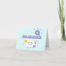 Vous Êtes Assez - Carte De Voeux Cloud Mignonne