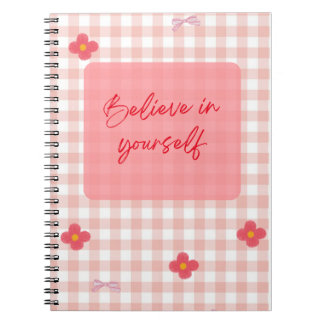 "Vous êtes assez" Journal de motivation rose