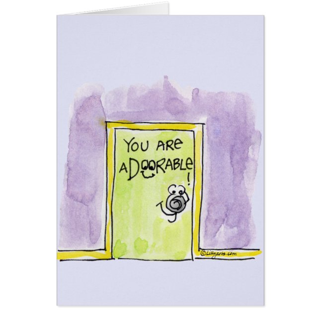 Vous êtes bande dessinée aDOORable (Devant)