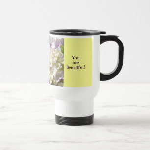 Vous êtes Belle ! Tasses à café Fleurs d'hortensia