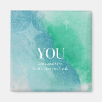 Vous êtes Capable Inspirational Quote Magnet