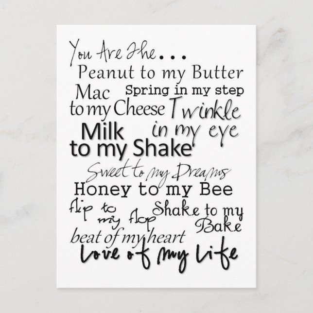 Vous êtes... Carte postale (Devant)