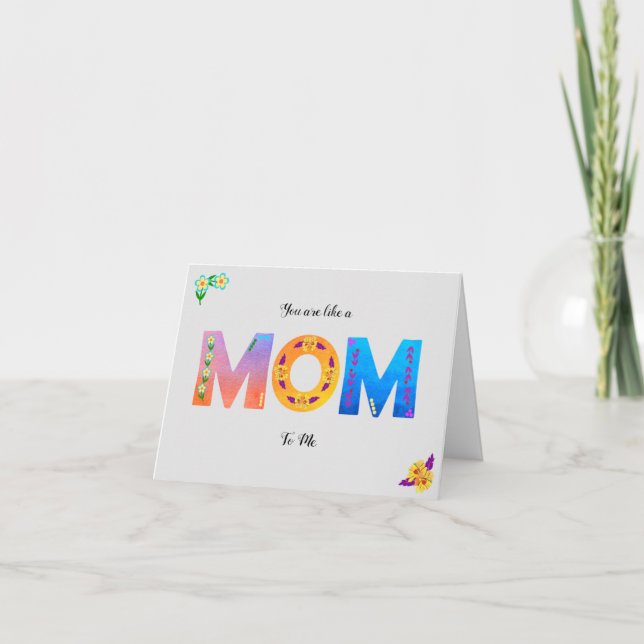 Vous êtes comme une MOME pour moi - Bonne carte d' (Devant)