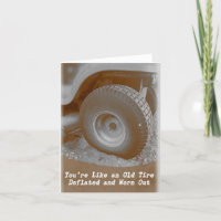 Vous êtes comme une vieille carte de voeux Pneumat