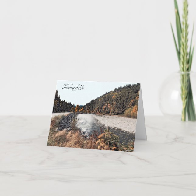 Vous êtes dans mes pensées - Carte de soins et de  (Devant)