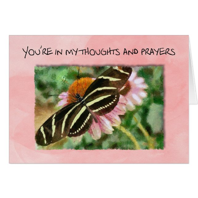 Vous êtes dans mes pensées pendant les traitements (Devant horizontal)