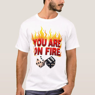 Vous Êtes En Feu : T-Shirt Gras Flame & Dice