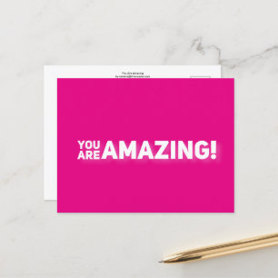Vous êtes extraordinaire ! carte postale