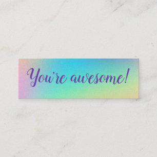 "Vous êtes génial" Cartes de Positivité