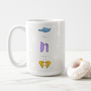 Vous êtes intelligent Important Citation ASL Mug