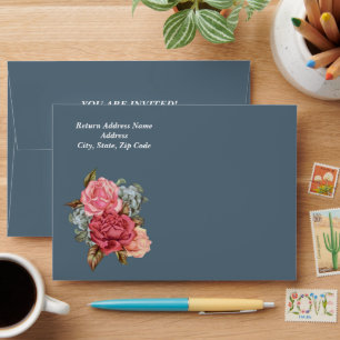 Vous êtes Invité. Enveloppes vintages de peinture 