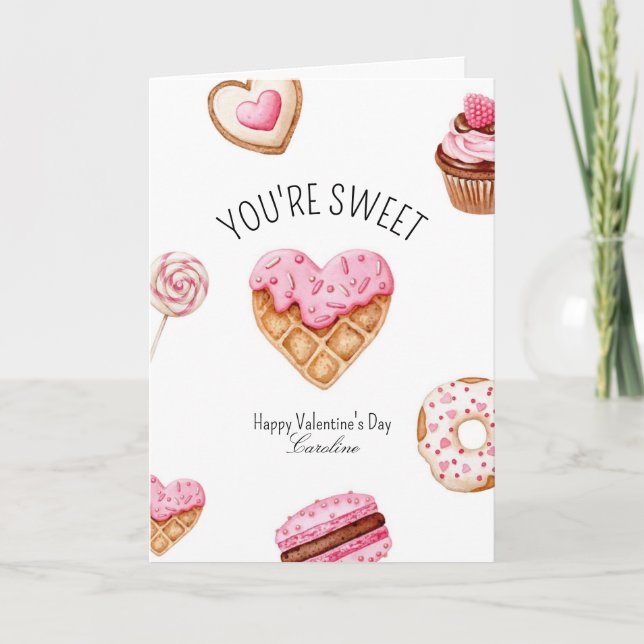 Vous êtes la carte de Saint-Valentin (Devant)