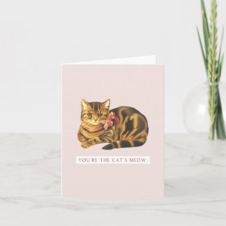 Vous êtes la Meow du chat - Moderne, jolie carte d