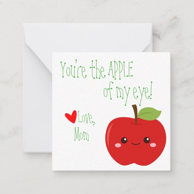 Vous êtes la pomme de mes yeux Lunchbox Cartes de  (Devant)