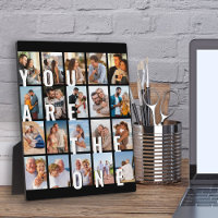 Vous êtes le Collage d'une photo 20 Plaque photo