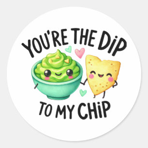 Vous êtes le Dip to My Chip - Stickers