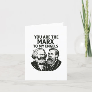 Vous êtes le Marx à mon Engels Carte de la Saint-V