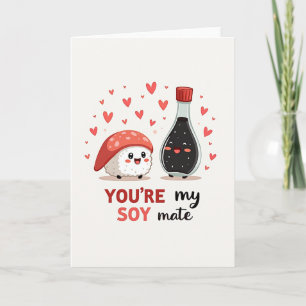 Vous êtes ma carte d'amour de soja