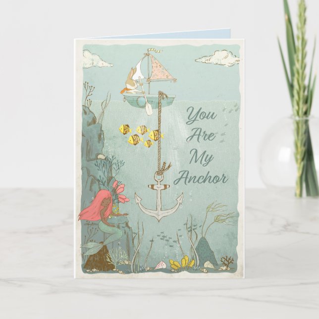 Vous Êtes Ma Carte De Sirène D'Ancre (Devant)