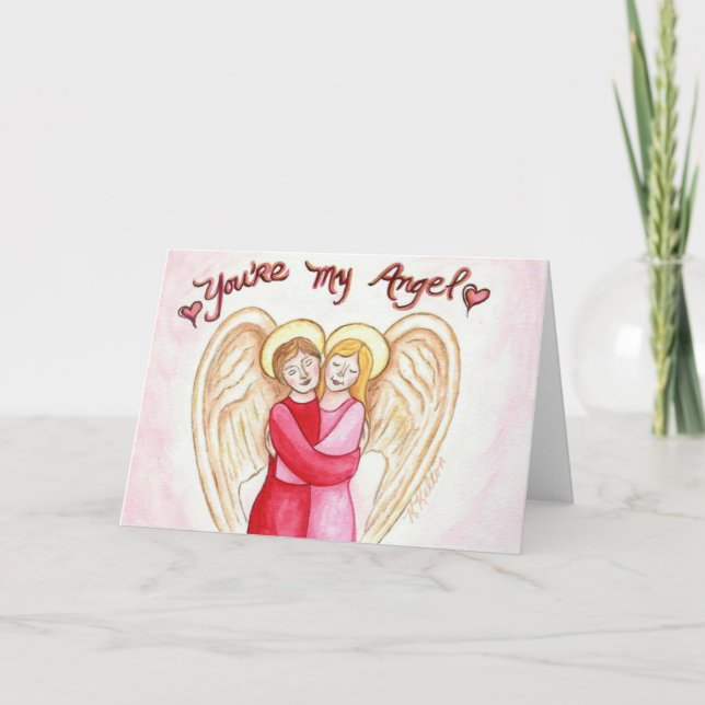 Vous êtes ma carte de voeux d'ange (Devant)
