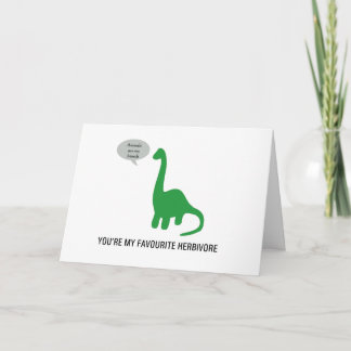 Vous êtes ma carte de voeux Herbivore préférée VEG