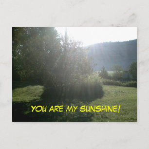 VOUS ÊTES MA carte postale SOLEIL