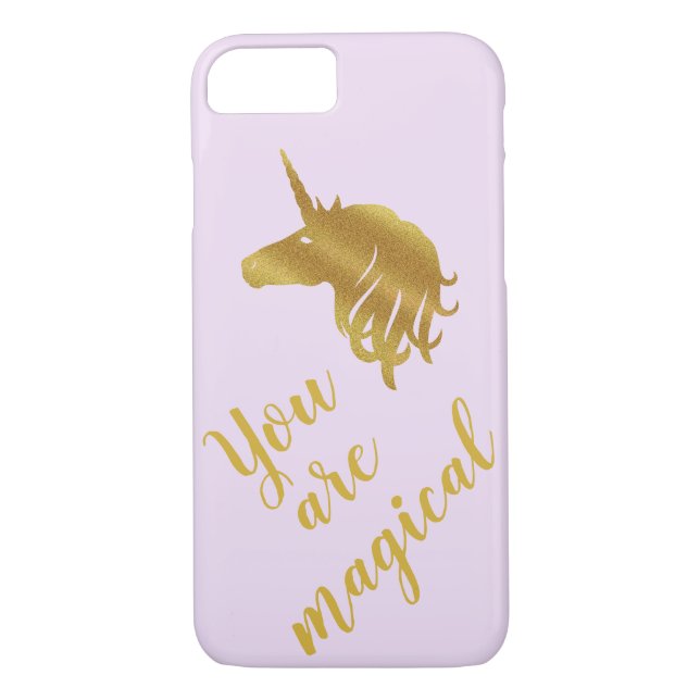 Vous êtes Magic Gold & Lilac Coque (Dos)