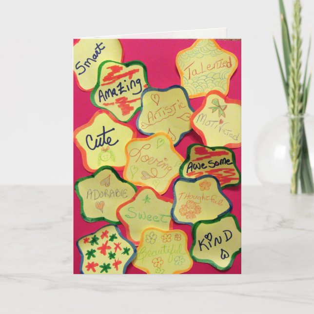 Vous Êtes Magnifique Carte D'Anniversaire (Devant)