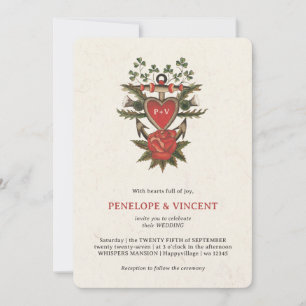 Vous êtes mon ancre Faire-part de mariage