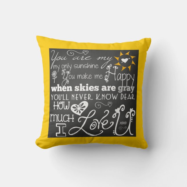 Vous êtes mon coussin de regard de tableau de (Recto)