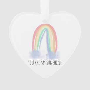 Vous êtes mon eau de soleil aquarelle arc-en-ciel 