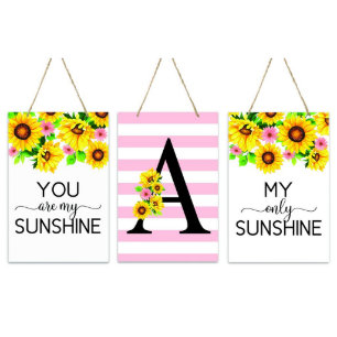 Vous Êtes Mon Jeu De Signe Monogramme Sunshine
