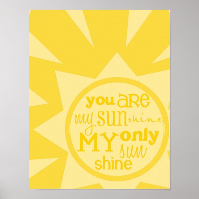"vous êtes mon soleil" affiche (Devant)