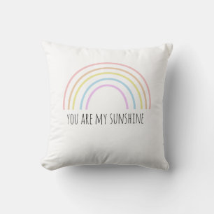Vous êtes mon soleil arc-en-ciel Coussin de jet