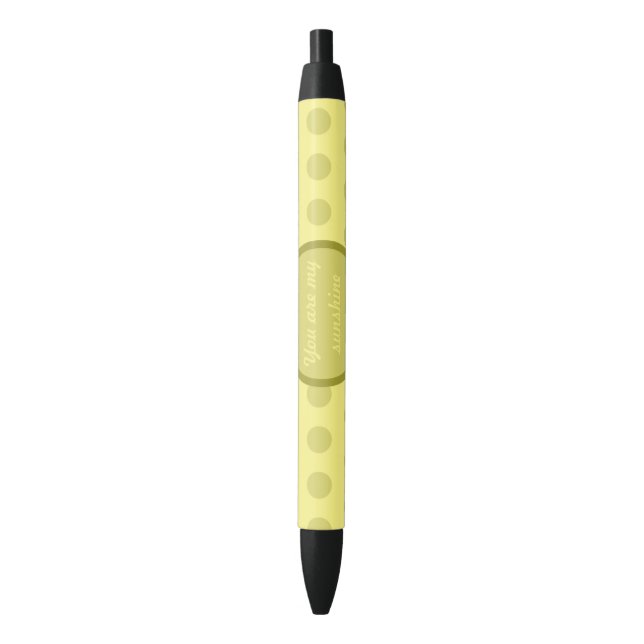 Vous Êtes Mon Stylo D'Encre Noire Sunshine Polka D (devant Vertical)