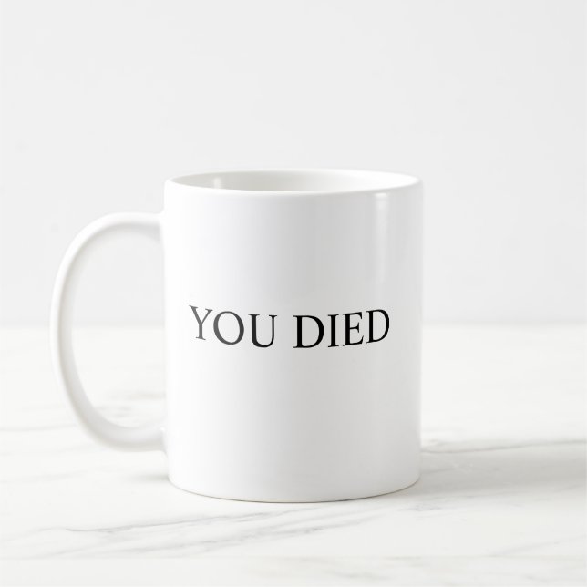 VOUS ÊTES MORTS Mug - Oies foncées Mug inspiré (Gauche)