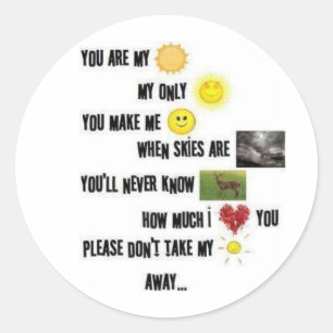 Vous êtes My Sunshine - Sticker