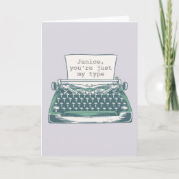 Vous êtes My Type Vintage Typewriter