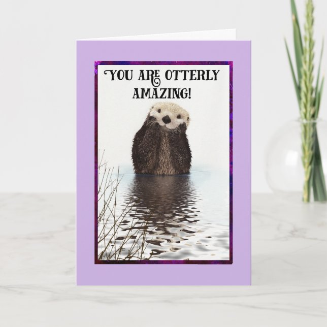 Vous êtes Otterly Extraordinaire Cute Otter Merci (Devant)