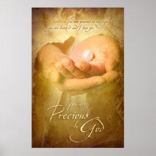 VOUS ÊTES PRÉCIEUX - Christian Art Poster